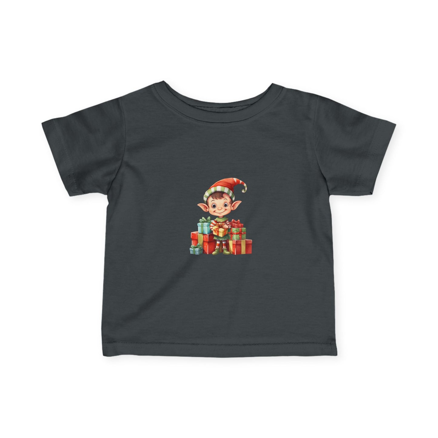 Christmas Elf Infant Tee, Cute Christmas Gift, Baby Holiday Outfit, Toddler Christmas Shirt, Kids Winter Apparel