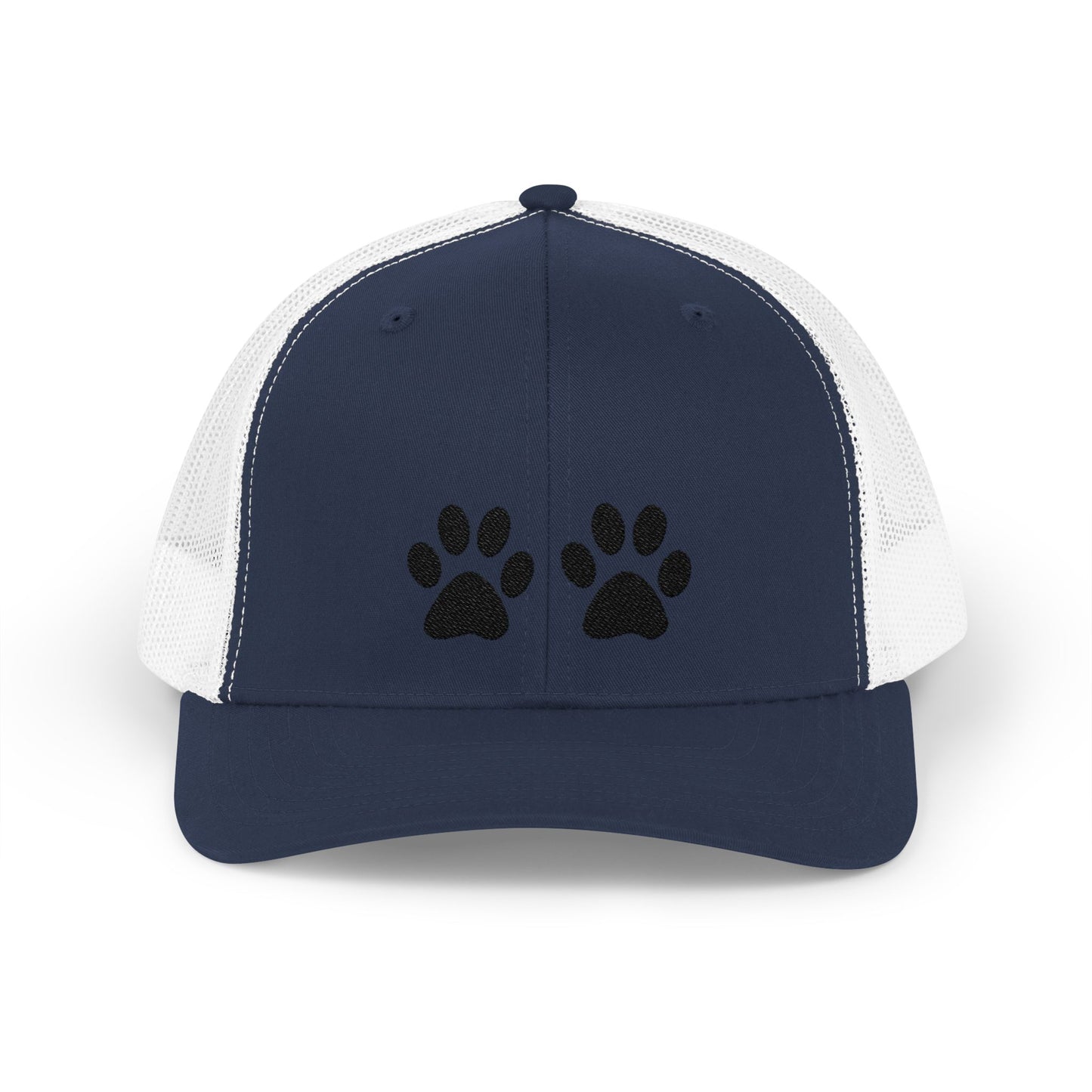 Paw Print Snapback Trucker Cap - Dog Lovers Hat, Pet Dad Gift, Adjustable Cap for Animal Lovers, Outdoor Activities, Casual Wear