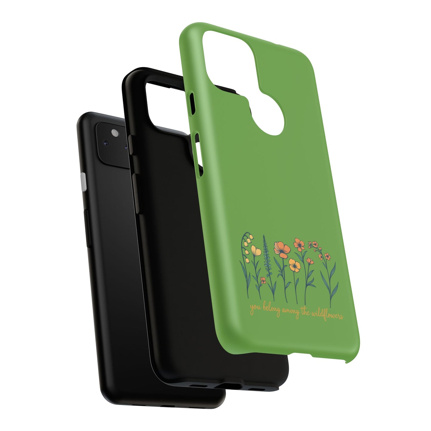 Floral Phone Case - You Belong Among the Wildflowers, Botanical Gift, Eco-Friendly Phone Accessory, Nature Lover Statement