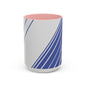 Elegant Stripe Accent Coffee Mug - Perfect for Gifts, Home Decor, Office, Birthdays, and Tea Lovers