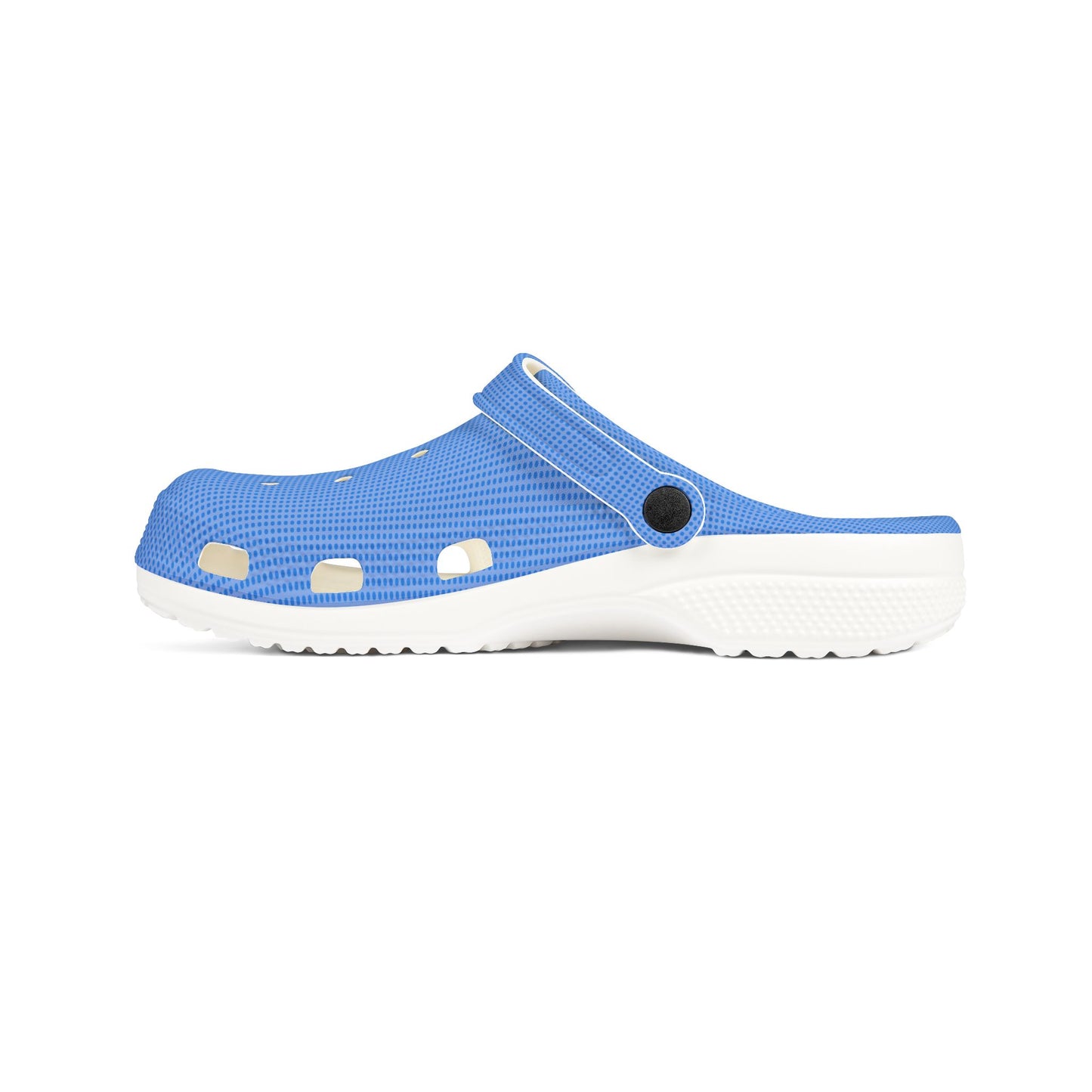 Blue & White EVA Foam Clogs — Lightweight Waterproof Garden & Beach Shoes