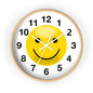 Cheerful Smiley Wall Clock, Positive Vibe Home Decor, Gift for Kids Rooms, Office Decor, Fun Timekeeper