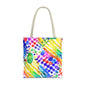 Colorful Abstract Tote Bag, Beach Bag, Shopping Bag, Summer Accessory