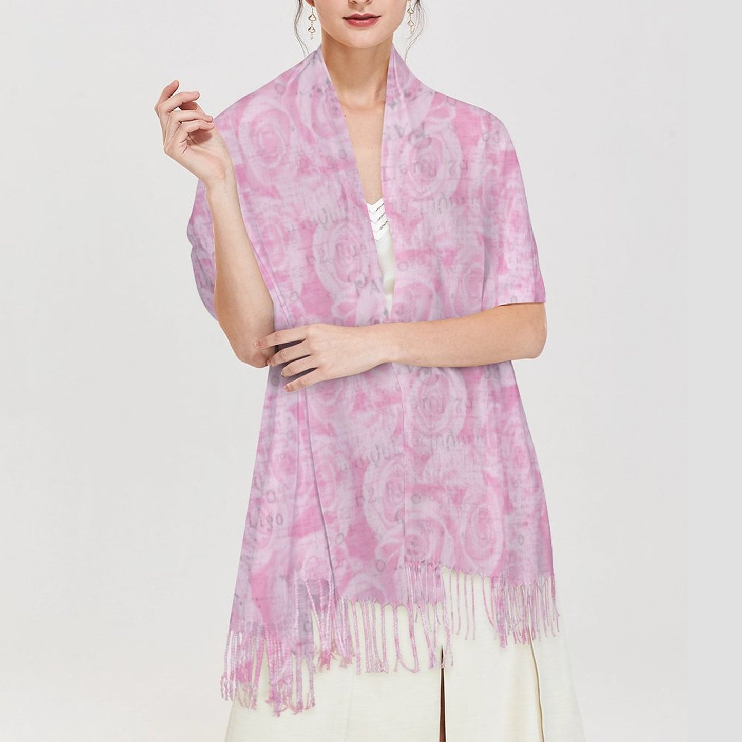 Cashmere-like Tassel Scarf