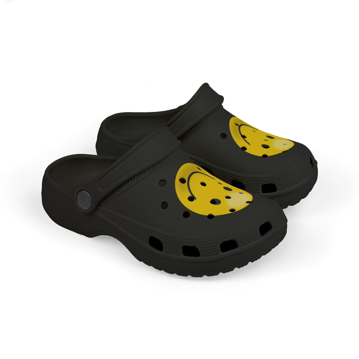 Smiley Face Clogs, Kid's EVA Foam Shoes, Comfortable Summer Footwear, Fun Playtime Shoes, Gift for Kids, Cute Garden Clogs
