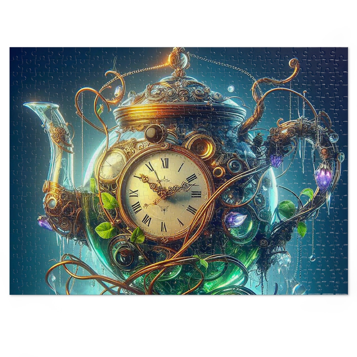 Jigsaw Puzzle with Tin