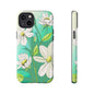 Floral Phone Case, Tough Cases, Flower Design, Nature Inspired, Eco-Friendly Cover, Unique Gift for Her, Spring Accessories