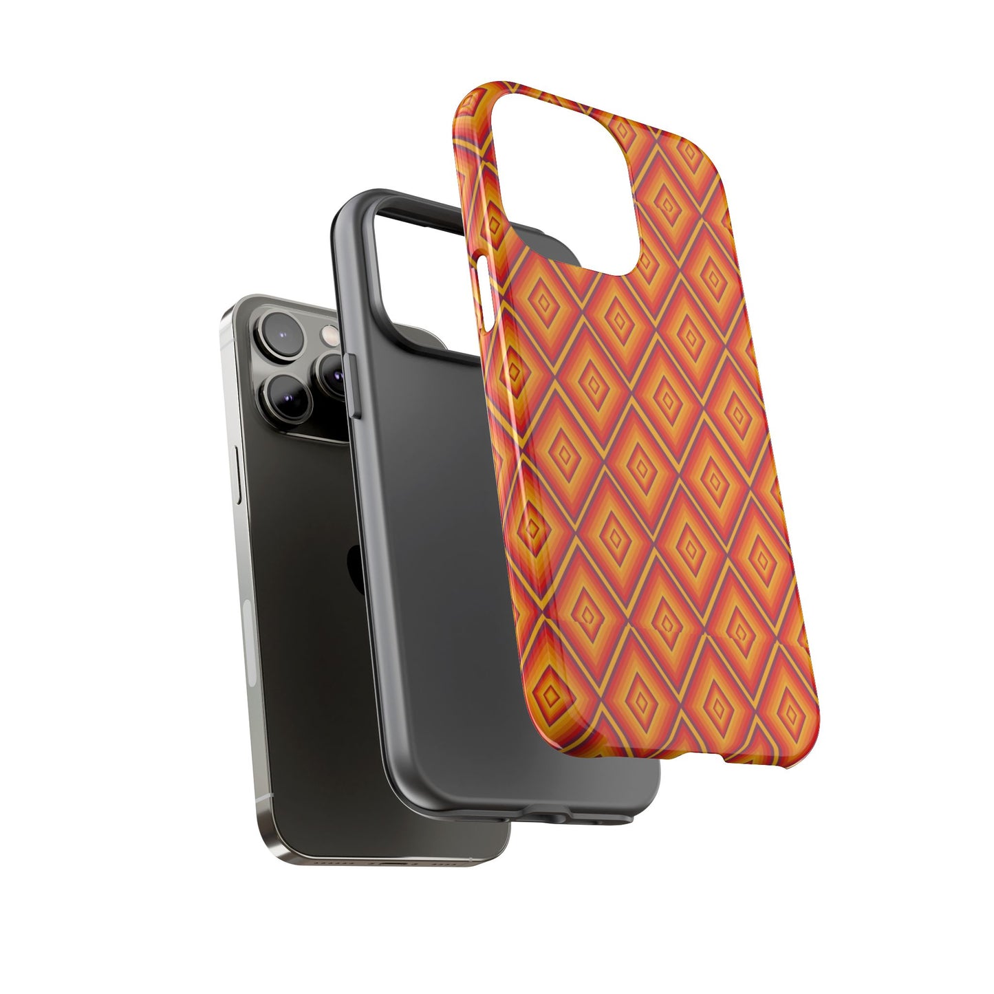 Geometric Phone Case, Tough Cases for Protection, Stylish Smartphone Cover, Vibrant Patterned Phone Accessory, Unique Gift Idea, [...]