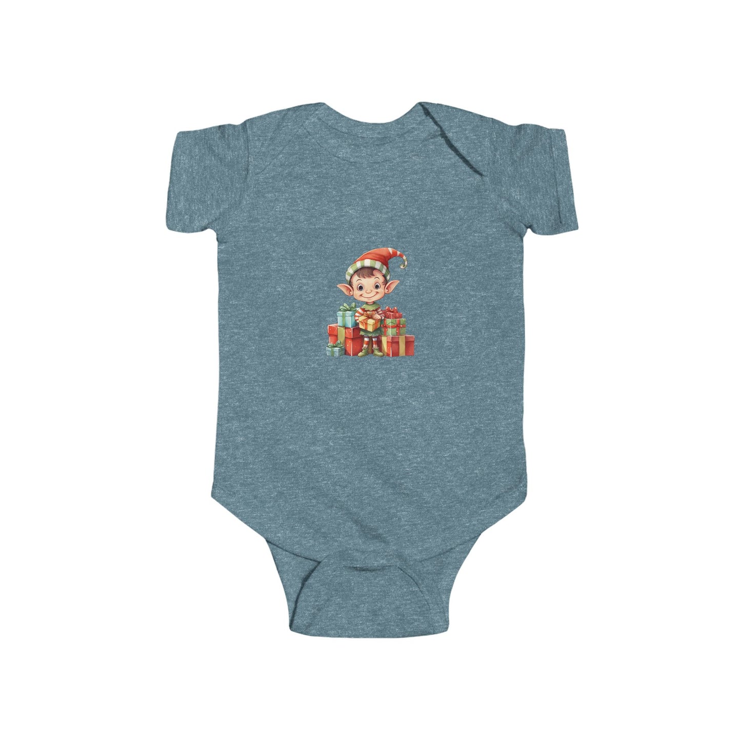 Christmas Elf Baby Bodysuit, Cute Holiday Infant Outfit, Newborn Gift, Festive Baby Apparel, Xmas Baby Clothes