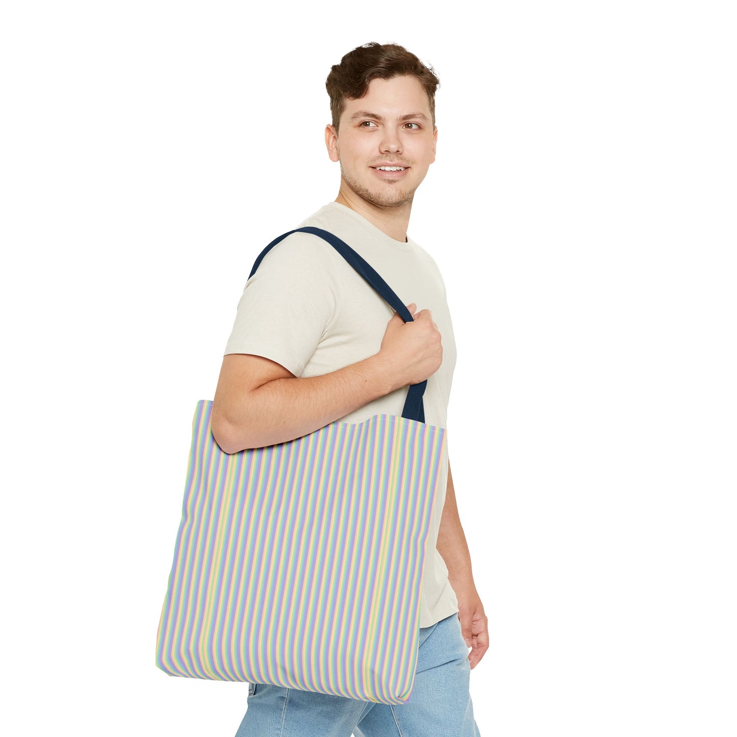 Colorful Striped Tote Bag | Reusable Shopping Bag, Beach Tote, Eco-Friendly Gift, Everyday Carryall, Summer Essentials