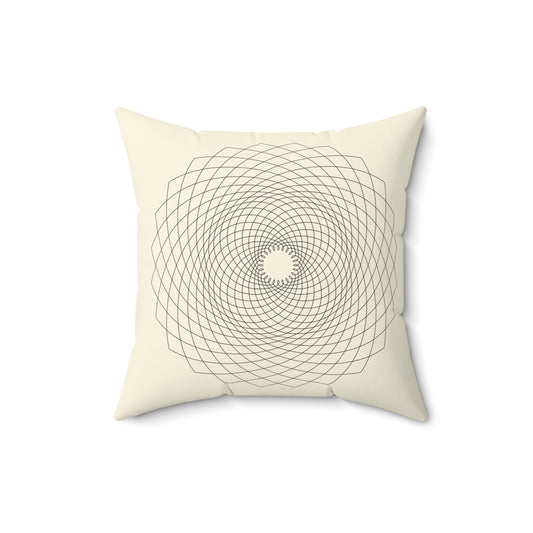 Geometric Style Throw Pillow for Home Décor, Modern Accent Pillow, Gift for Housewarming, Minimalist Cushion, Cozy Living Room Decor