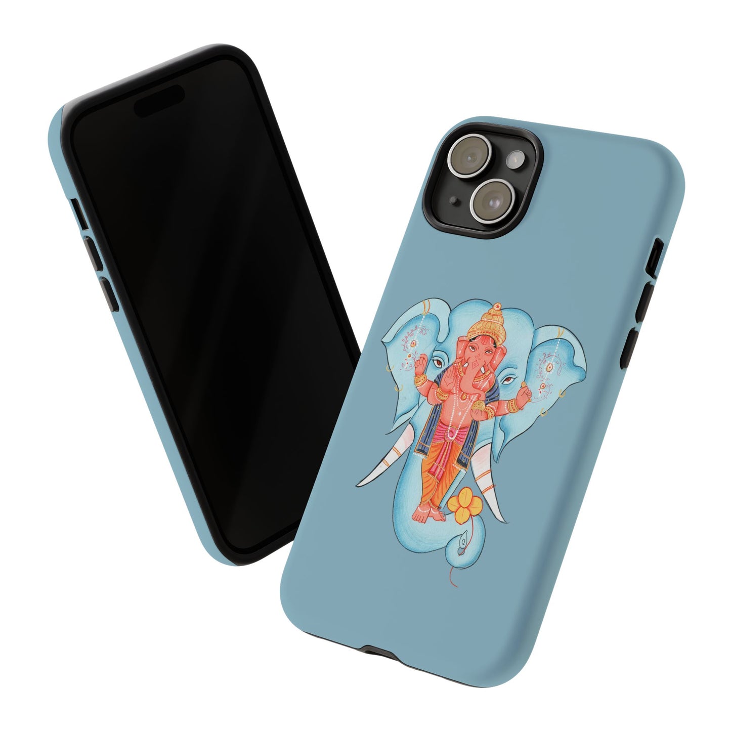 Tough Cases: Ganesh-Inspired Phone Case, Bohemian Phone Cover, Hindu Art Accessory, Festival Gift, Protective Phone Shell