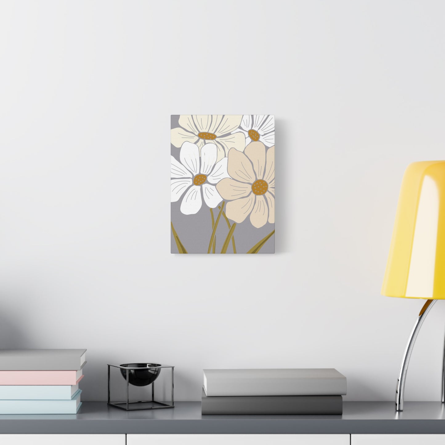 Copy of Copy of Matte Canvas, Stretched, 1.25" Tulips Pink and Purple Flowers