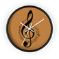 Musical Note Wall Clock, Elegant Home Decor, Perfect Gift for Music Lovers