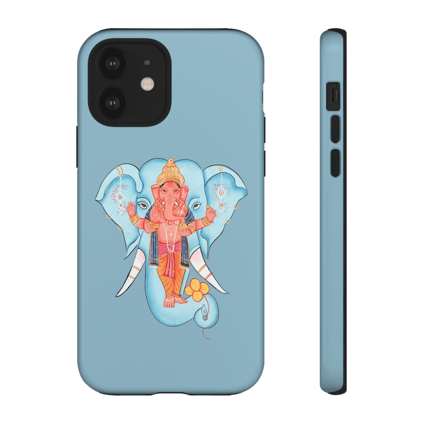 Tough Cases: Ganesh-Inspired Phone Case, Bohemian Phone Cover, Hindu Art Accessory, Festival Gift, Protective Phone Shell