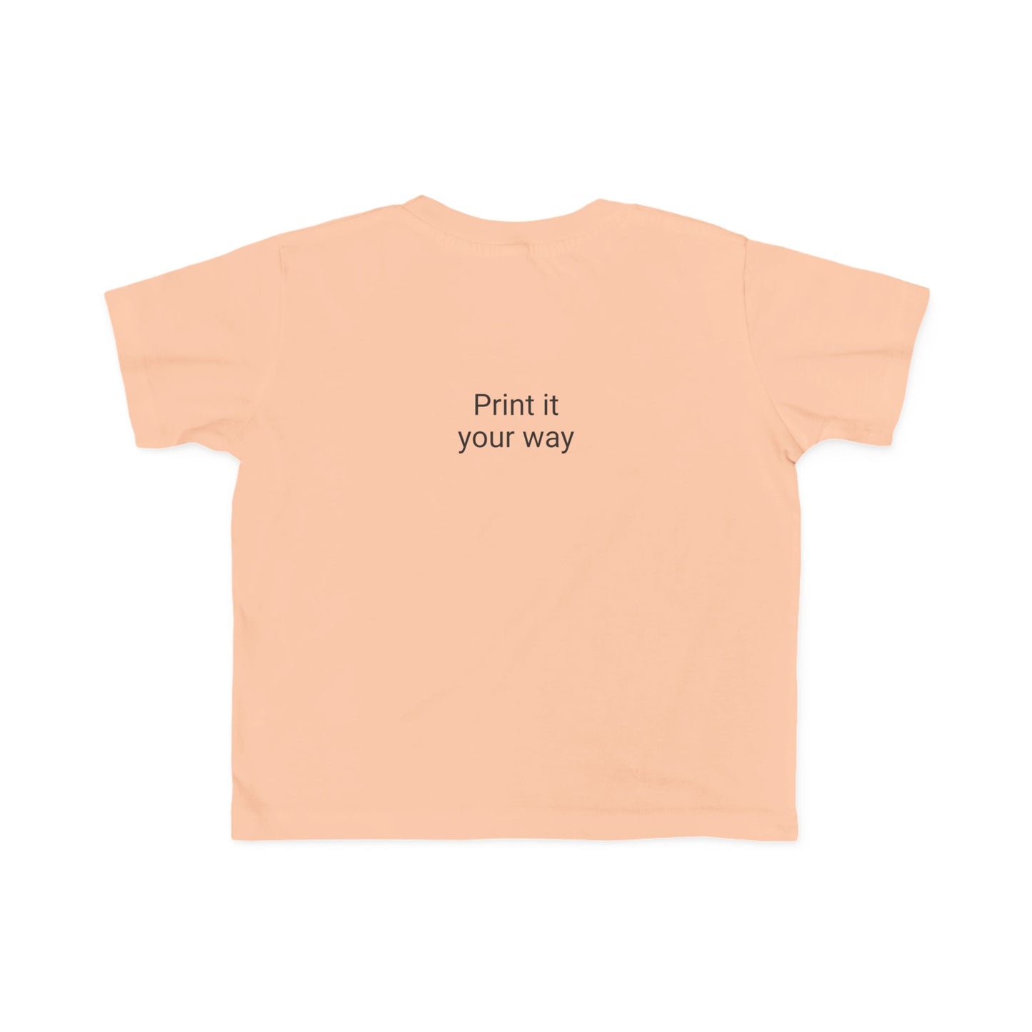 Colorful Toddler Tee - Perfect for Back to School, Kids' Birthday Gift, Playdates, Everyday Wear, Print Your Way