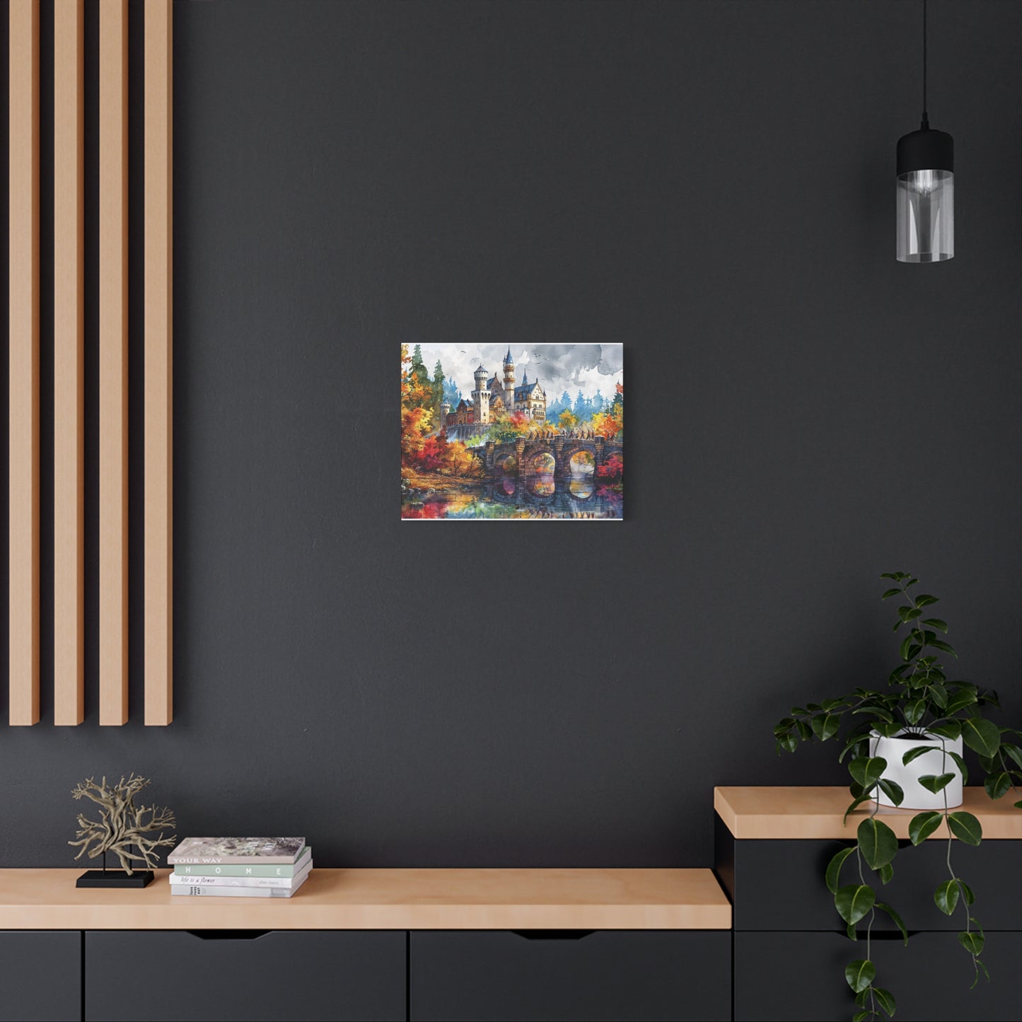 Matte Canvas, Stretched, 1.25" - Castle