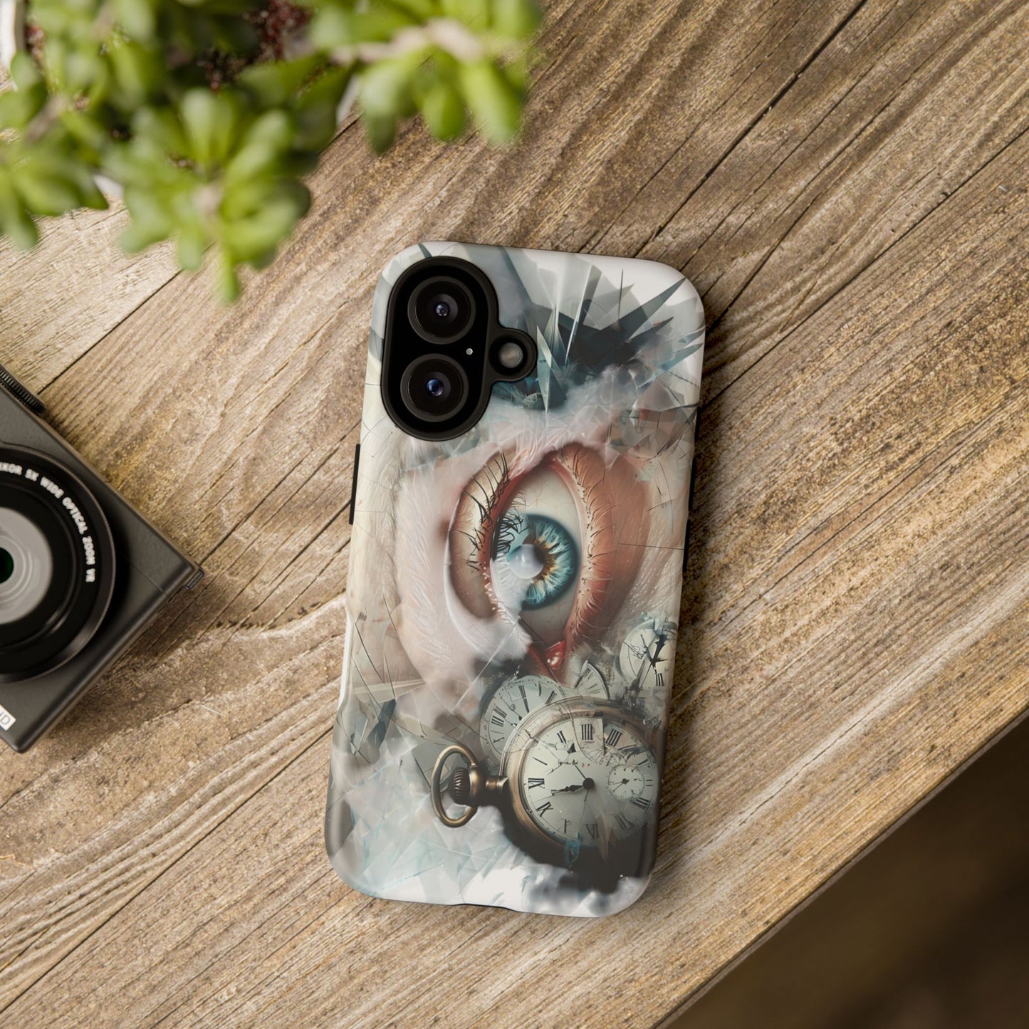 Artistic Eye Phone Case, Unique Smartphone Cover, Whimsical Gift for Art Lovers, Trendy Tech Accessory, Birthday Present, Holiday Gift