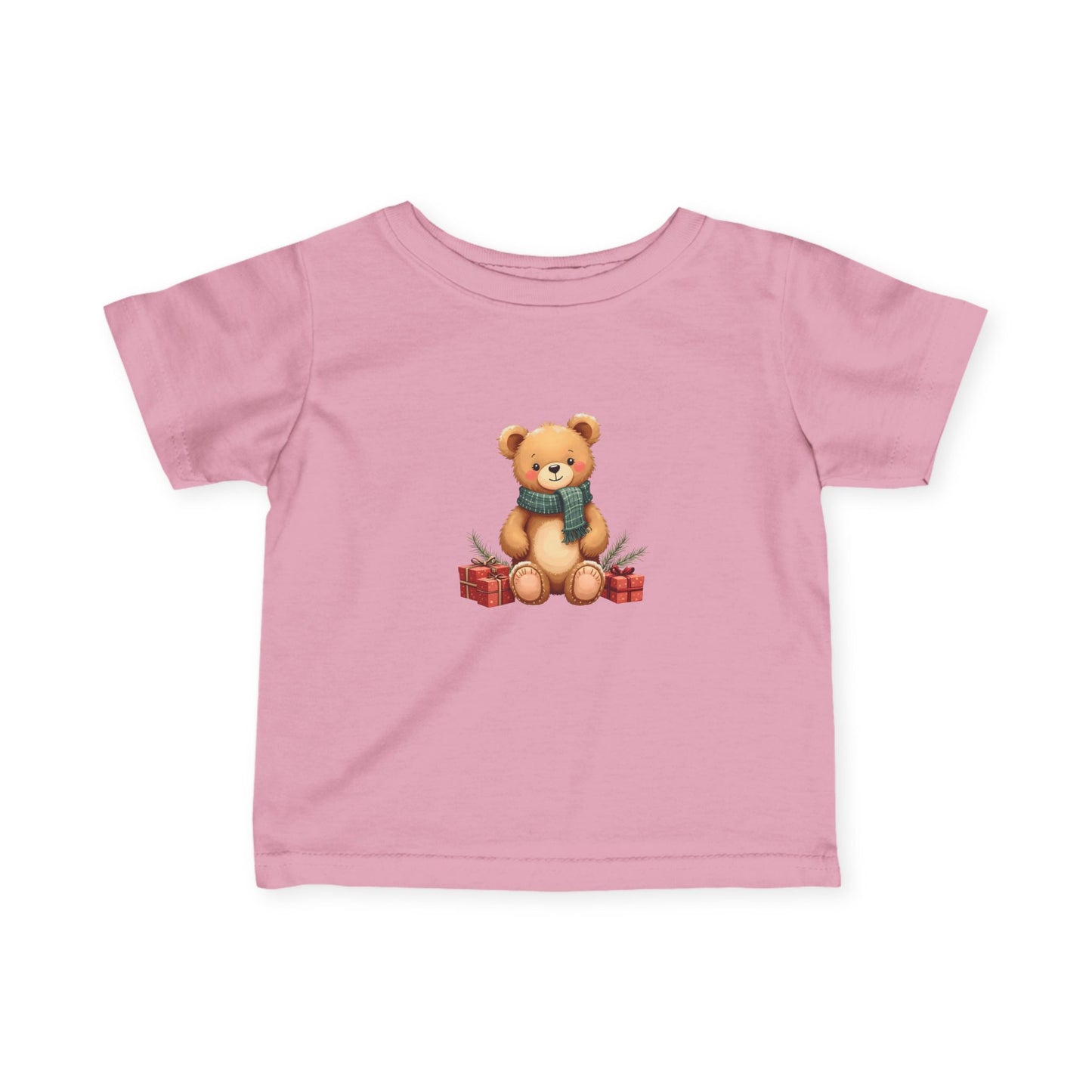 Infant Tee — Cute Teddy Bear with Presents Baby Shirt