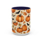 Pumpkin Halloween Coffee Mug, Fall Decor Mugs, Spooky Halloween Gifts, Autumn Drinkware, Seasonal Coffee Cups