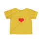 Infant Tee – Red Heart Confetti Baby Shirt