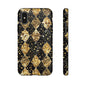 Elegant Gold & Black Phone Case for Tough Protection