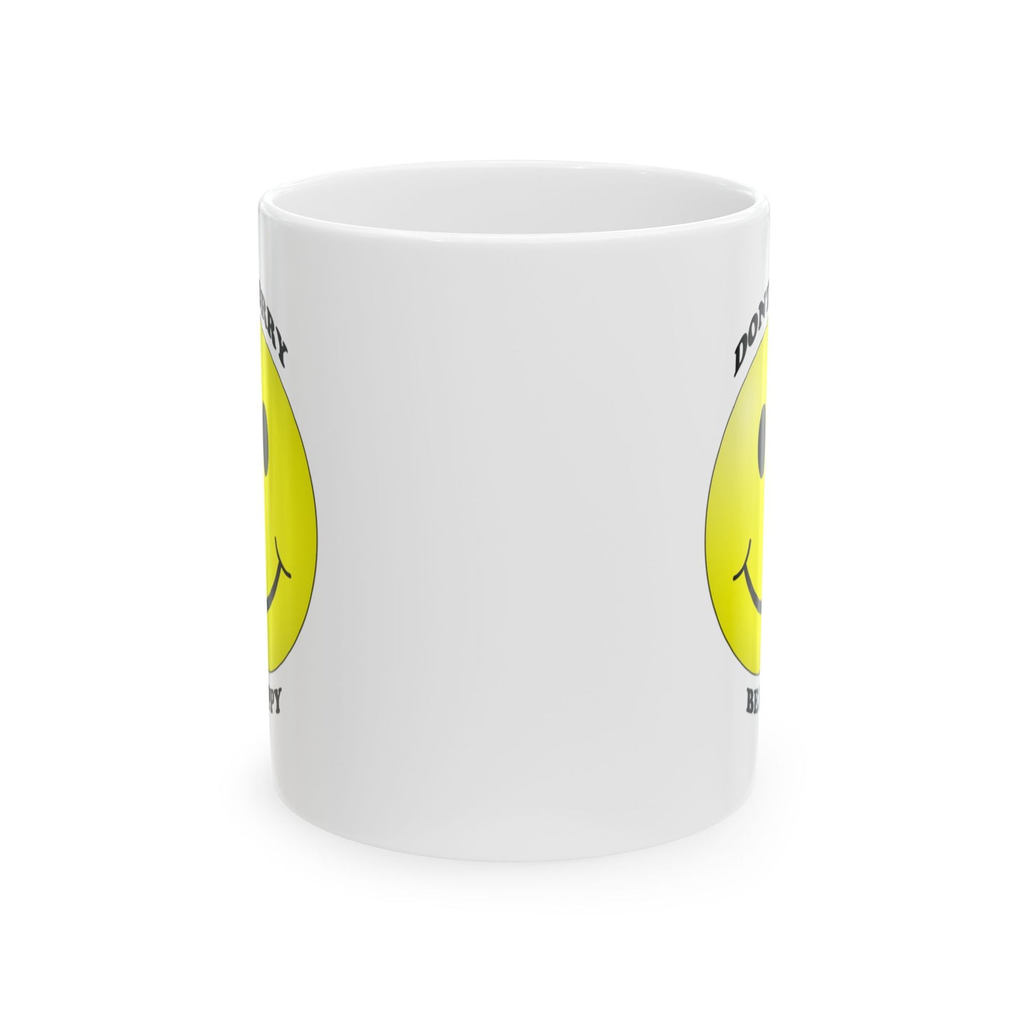 Cheerful Smile Ceramic Mug - Perfect Gift for Coffee Lovers, Birthday, Home Office, Friendship, Gift for Him or Her