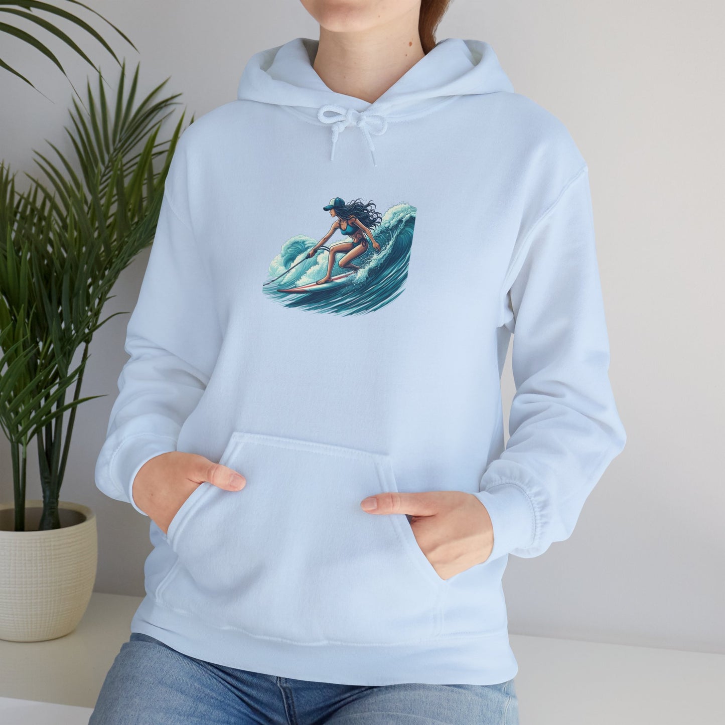 Surfing Spirit Hoodie, Unisex Heavy Blend™ Sweatshirt for Beach Lovers, Gift for Surfers, Casual Comfortable Hooded Pullover, Relaxed [...]