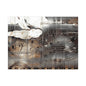 Abstract Musical Notes Matte Stretched Canvas Art (1.25")
