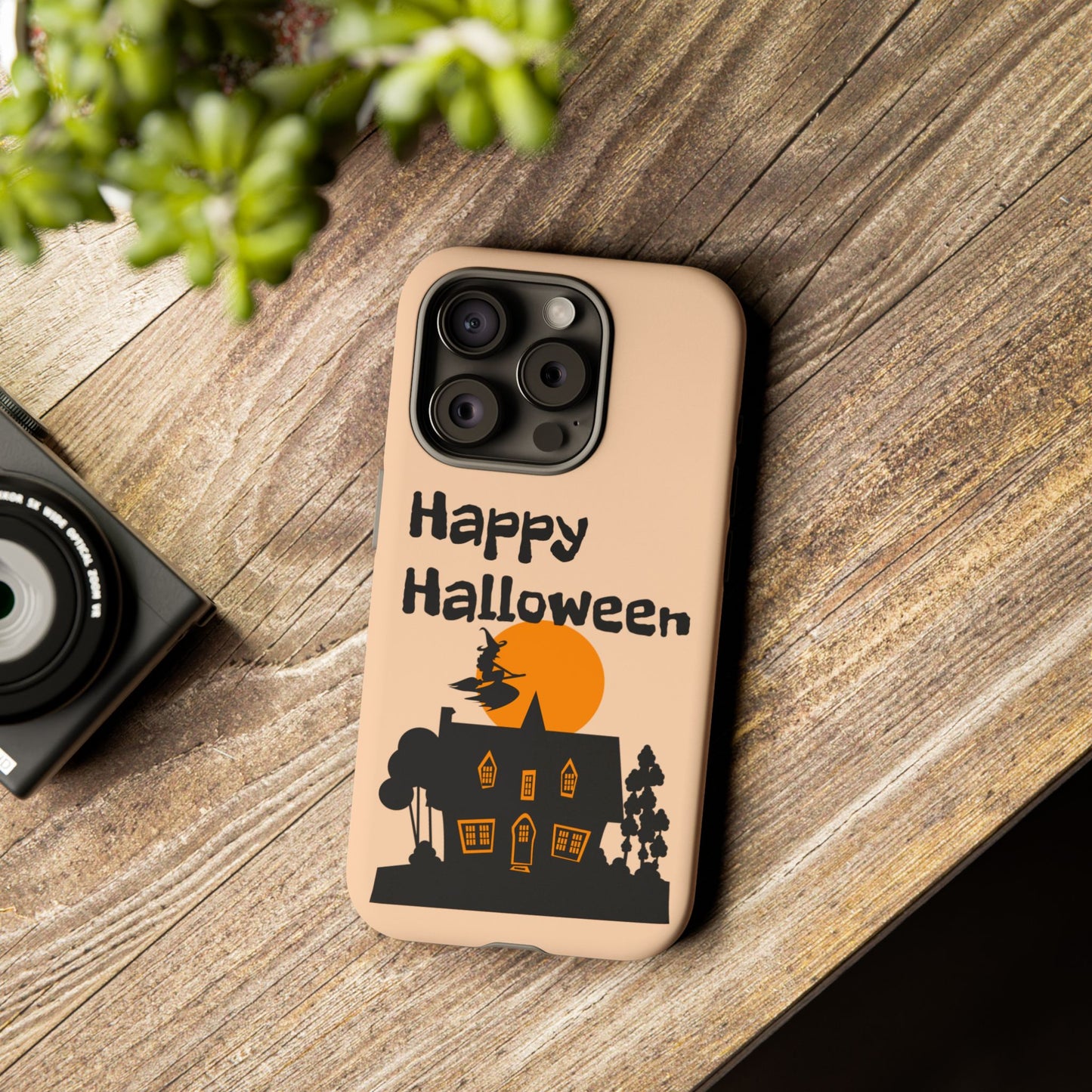 Halloween Phone Case, Spooky Mobile Cover, Tough Case for Phone, Witch Design, Fall Decor, Unique Gift for Halloween