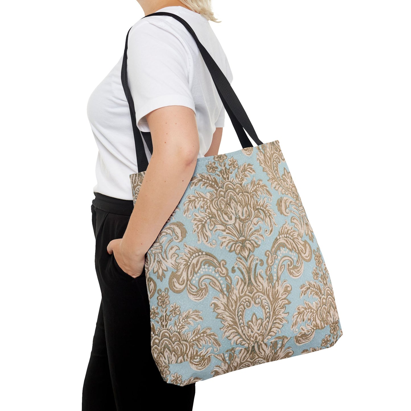 Chic Floral Tote Bag, Stylish Everyday Bag, Travel Tote, Shopper's Essential, Gift for Her, Beach Bag
