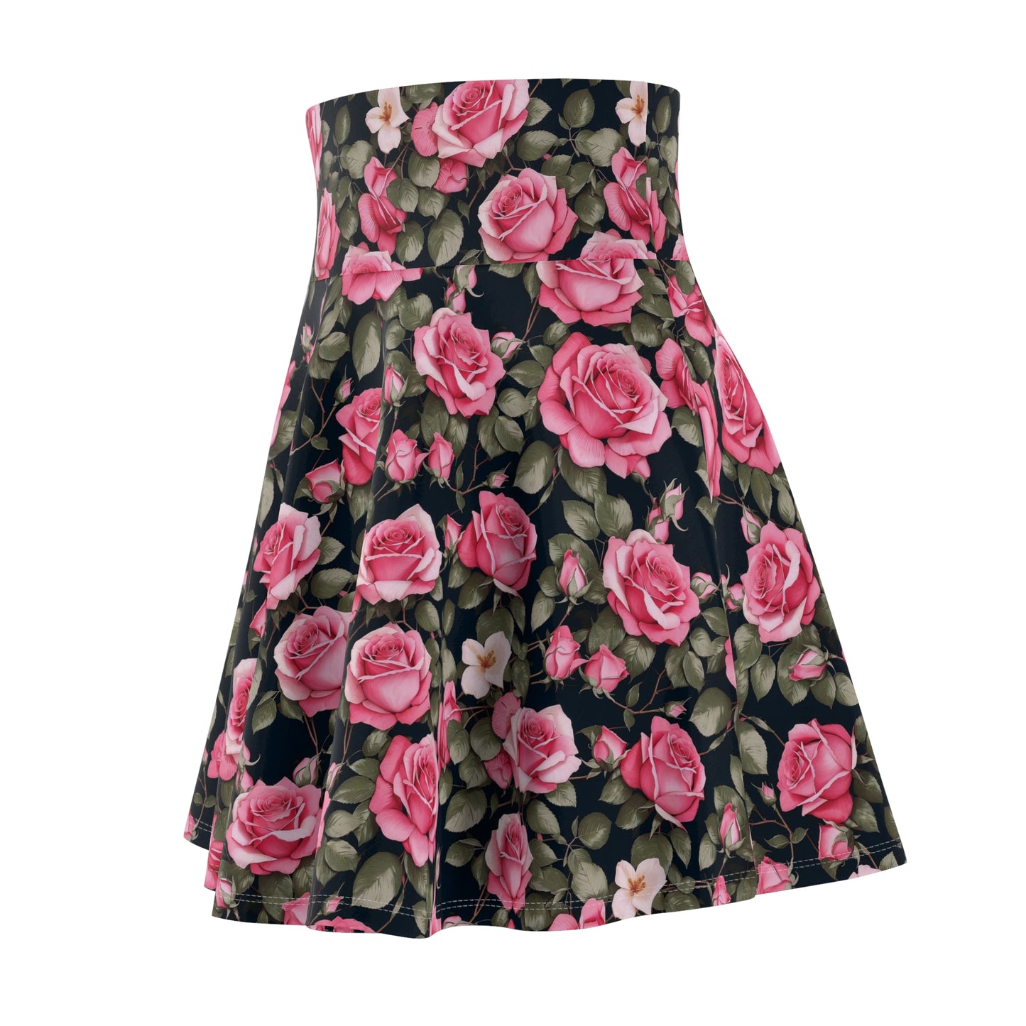 Floral Women’s Skater Skirt, Stylish Casual Summer Skirt, Perfect for Weddings, Parties, Festivals, Fashion Statement Piece