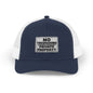 No Trespassing Snapback Trucker Cap, Outdoor Adventure Hat, Unique Gift for him, Summer Casual Style, Trendy Accessory
