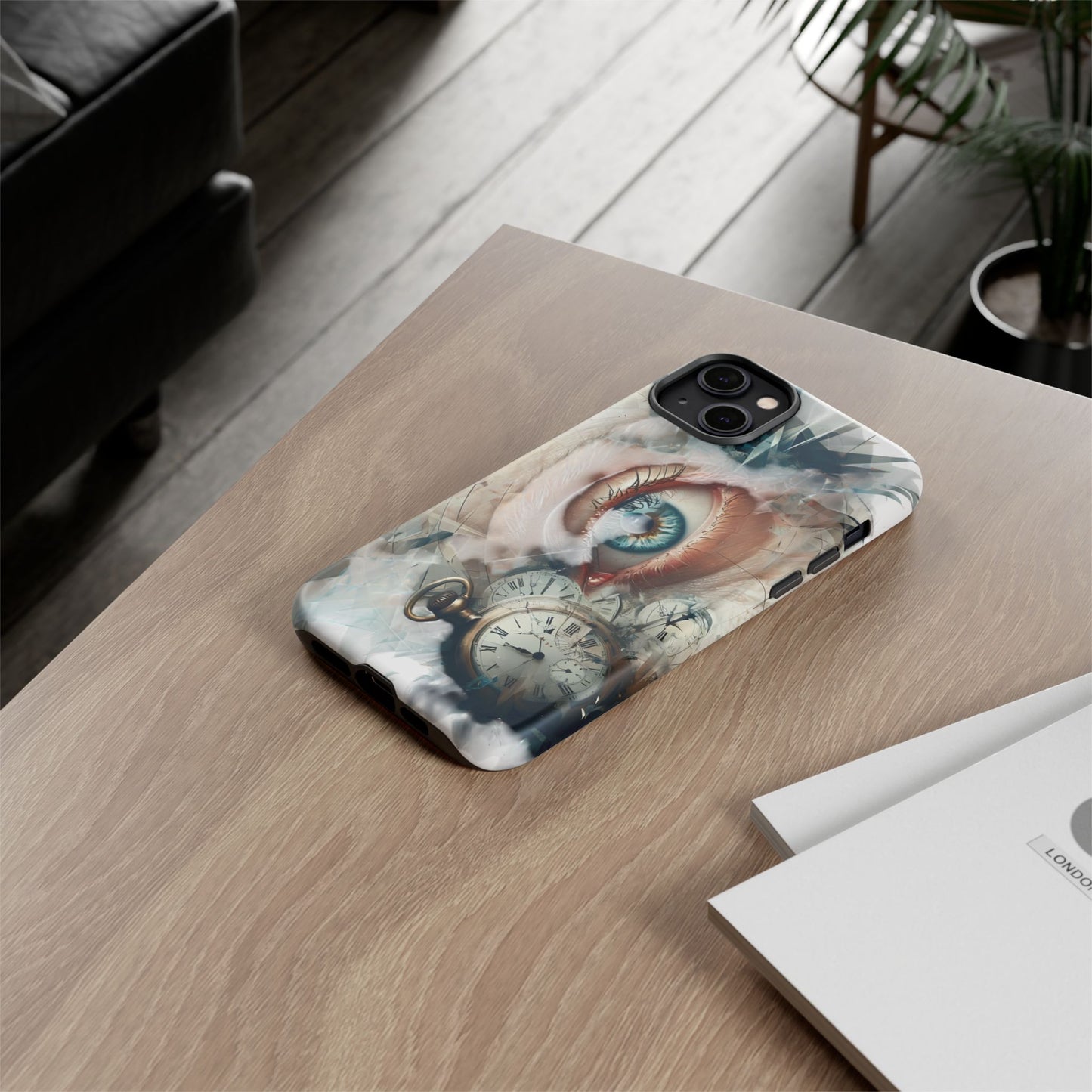 Artistic Eye Phone Case, Unique Smartphone Cover, Whimsical Gift for Art Lovers, Trendy Tech Accessory, Birthday Present, Holiday Gift