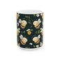 Cute Bee Ceramic Mug - Whimsical Coffee Cup for Bee Lovers, Gift for Her