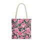 Pretty Pink Floral Tote Bag, Stylish Reusable Bag, Shopping Tote, Gift for Her, Eco-Friendly, Mother's Day Gift