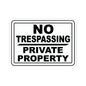 No Trespassing Stickers, Safety Decals for Home or Office, Private Property Sign, Outdoor Stickers, Unique Gift Idea