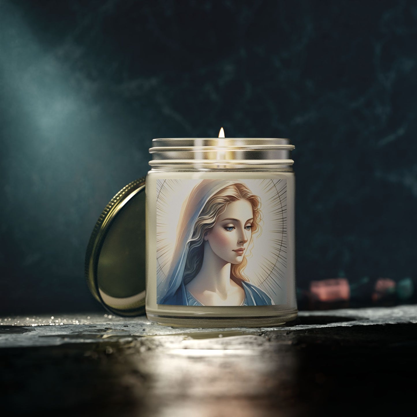 Coconut Apricot Scented Candles, Divine Serenity Candle, Meditation Candle, Gift for Her, Home Decor, Relaxation