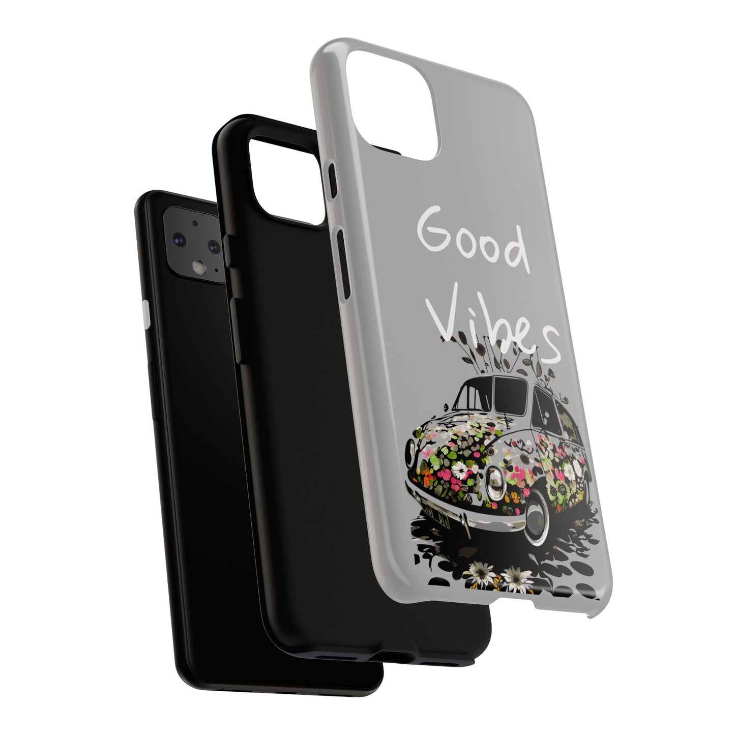 Floral Phone Case | Good Vibes, Phone Accessories, Gift for Her, Trendy Tech, Summer Vibes, Birthday Gift