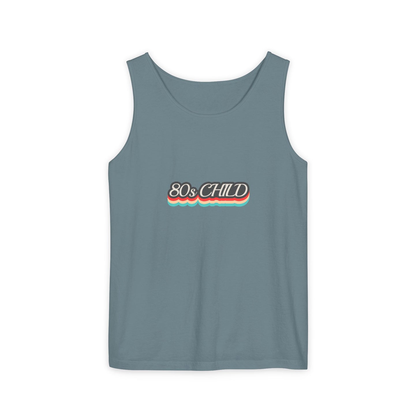 80s Child Unisex Tank Top | Retro Summer Wear, Vintage Style Shirt, Gift for 80s Lovers, Bohemian Fashion, Nostalgic Apparel