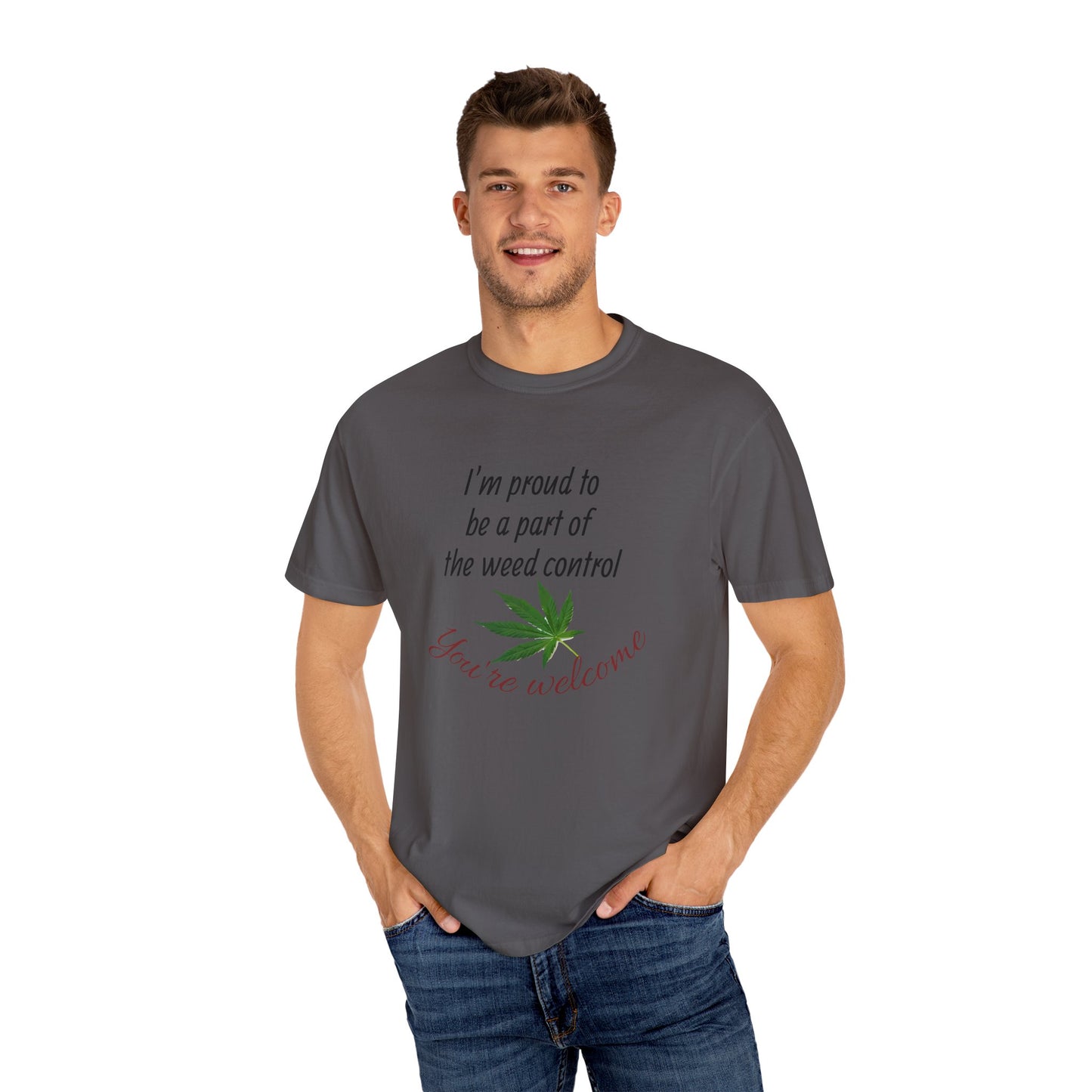 Proud Weed Control Unisex T-shirt, Cannabis Enthusiast Gift, Stoner Humor Tee, Eco-Friendly Apparel, Perfect for 420 Celebrations