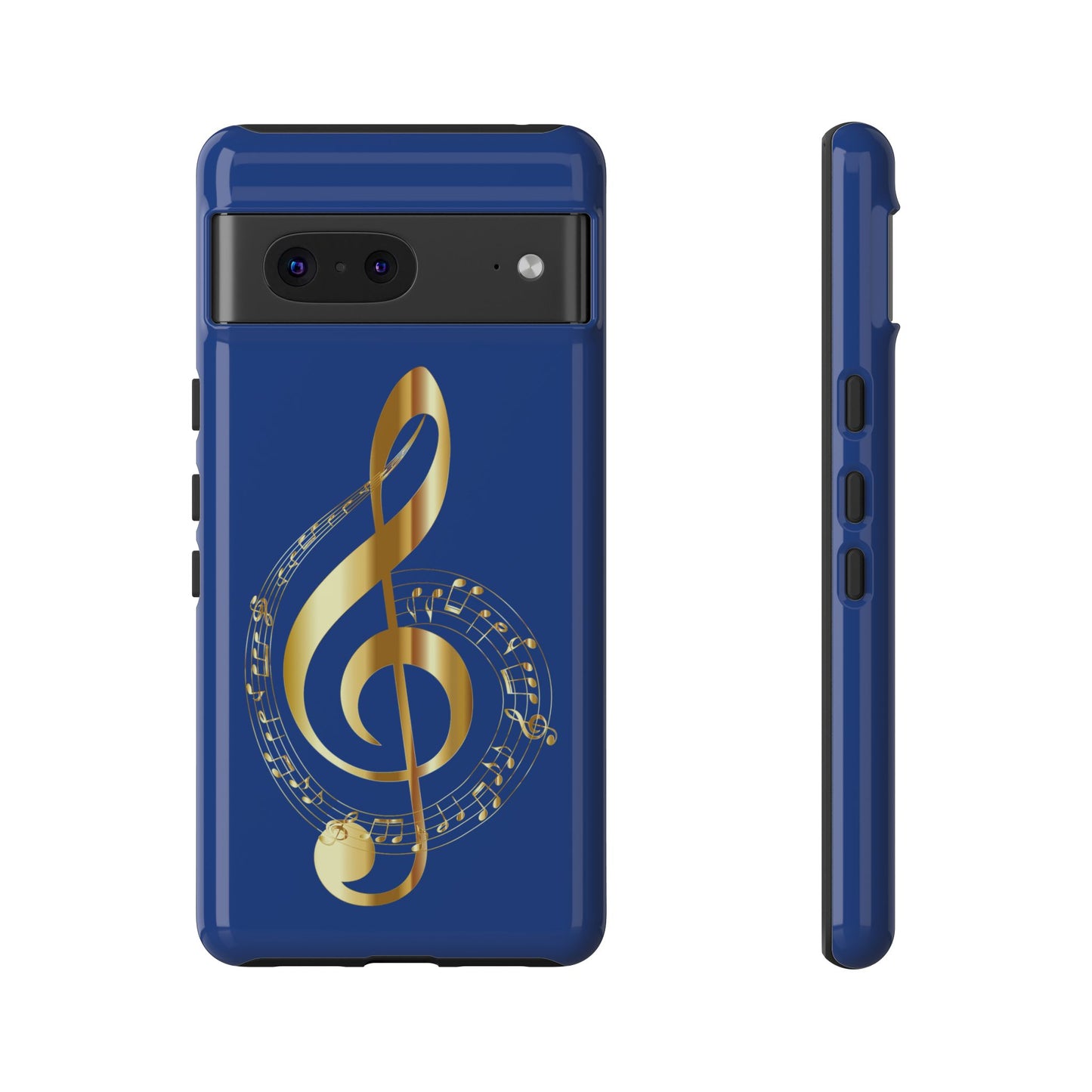 Tough Cases Blue and Gold Musical Note