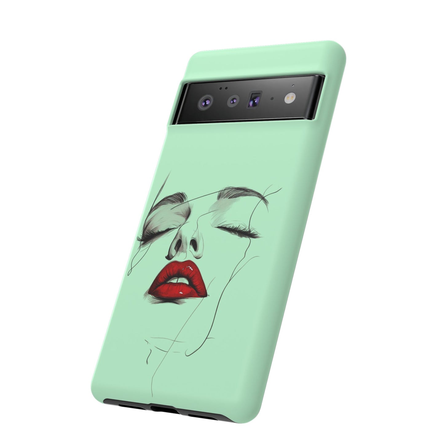 Stylish Phone Case, Artistic Phone Cover, Trendy Tech Accessory, Unique Cell Phone Protector, Gift for Her, Modern Aesthetic