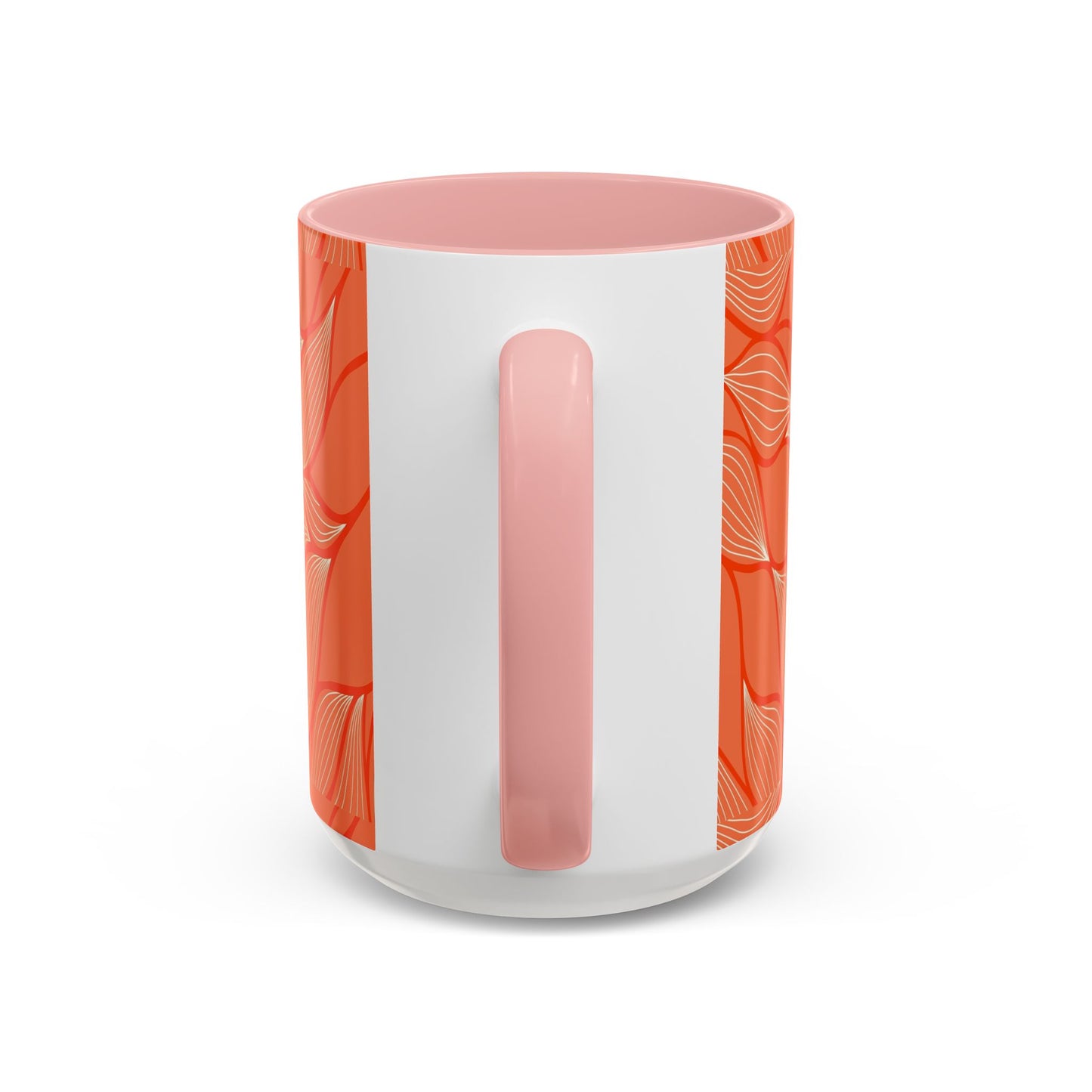 Stylish Accent Coffee Mug, Floral Pattern Drinkware, Unique Gift for Coffee Lovers, Home Decor, Kitchenware, Vibrant Design