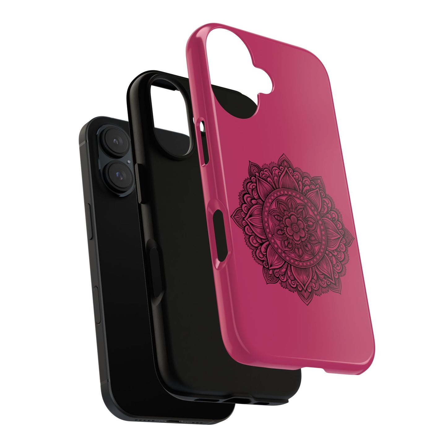 Vibrant Mandala Phone Case, Artistic Protection Cover, Gift for Her, Trendy Accessories, Birthday or Holiday Present