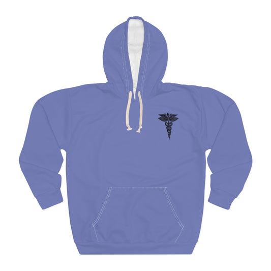 Cozy Unisex Pullover Hoodie with Unique Design, Perfect for Casual Wear, Gift for Nurses, Relaxation, and Everyday Comfort
