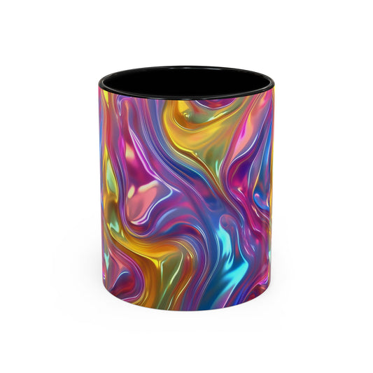 Colorful Marble Accent Coffee Mug - Perfect for Art Lovers, Gift for Coffee Enthusiasts, Home Decor, Brighten Your Morning