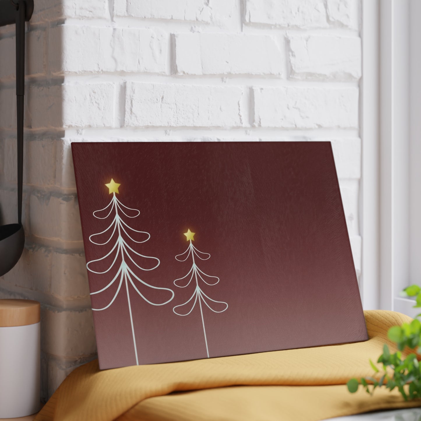 Stylish Christmas Glass Cutting Board, Festive Kitchen Decor, Holiday Gift for Chefs, Unique Home Gift, Winter Cooking Accessory, [...]