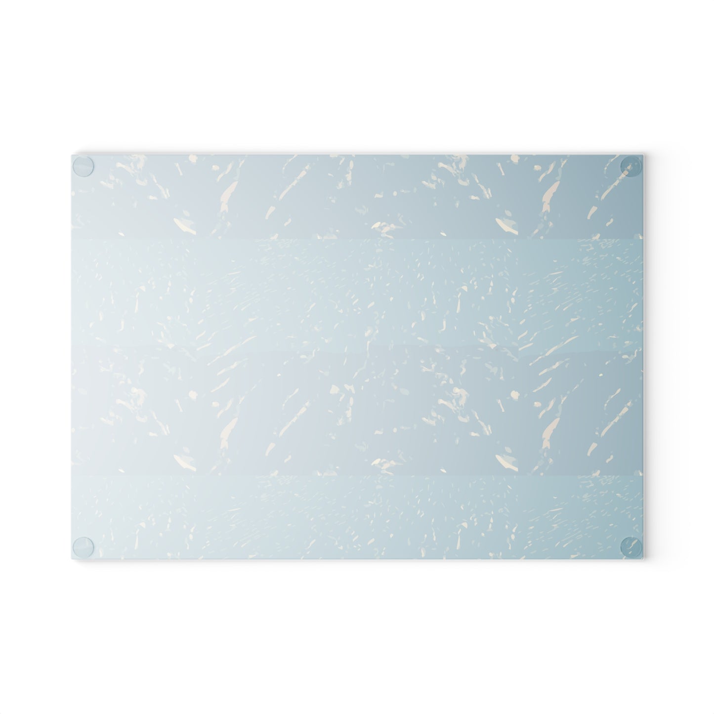 Teal Marble Stripes Glass Cutting Board — Decorative Kitchen Chopping Board