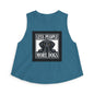 Less People More Dogs Crop Top – Cute Black Lab Graphic Tank for Dog Lovers